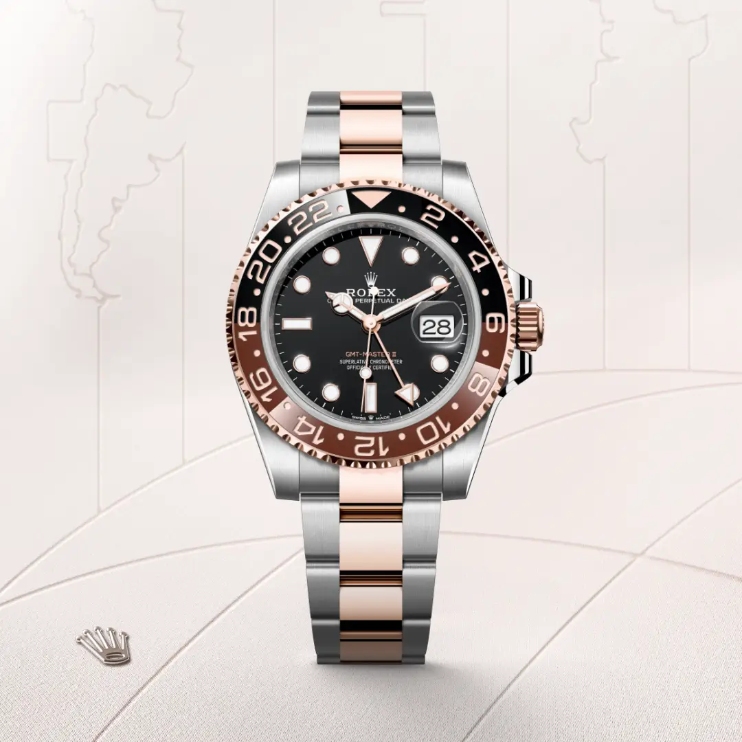 Rolex GMT-Master II腕錶永恒玫瑰金鋼（蠔式鋼與永恒玫瑰金的組合）款，M126711CHNR-0002 - 永新鐘錶
