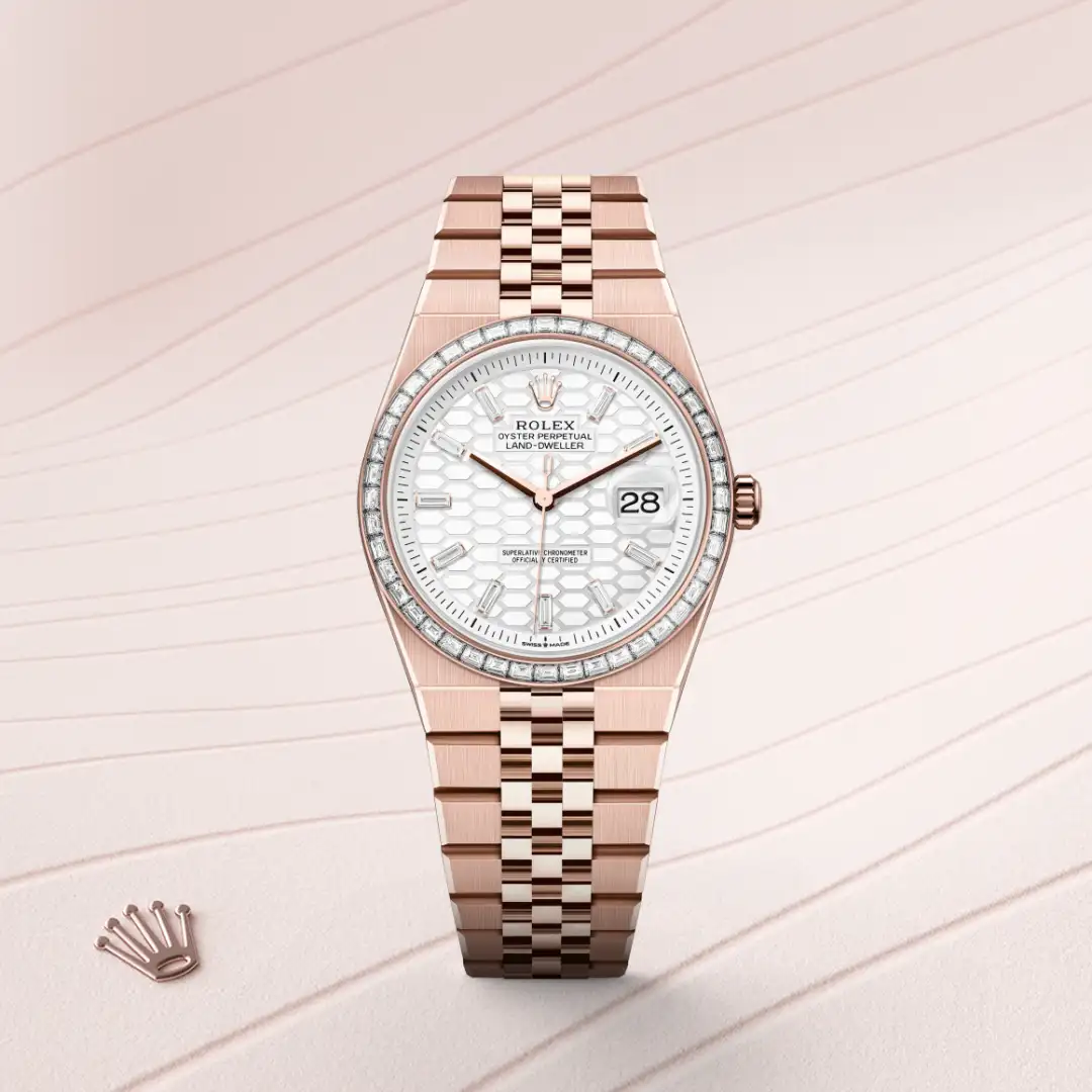 Rolex Land-Dweller 36腕錶18K永恒玫瑰金款,M127285TBR-0002 - 永新鐘錶