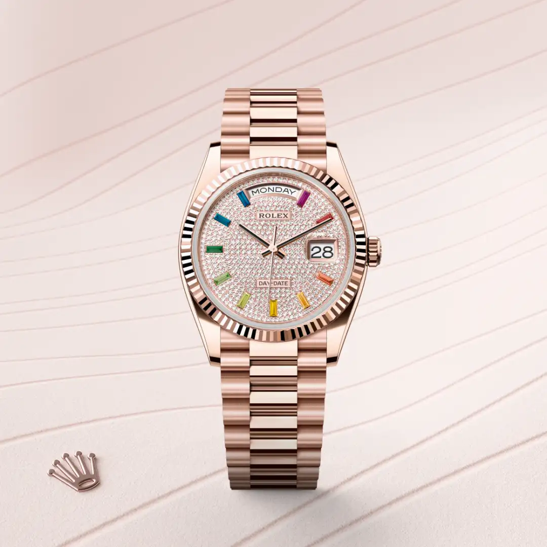 Rolex Day-Date 36腕錶18K永恒玫瑰金款,M128235-0039 - 永新鐘錶