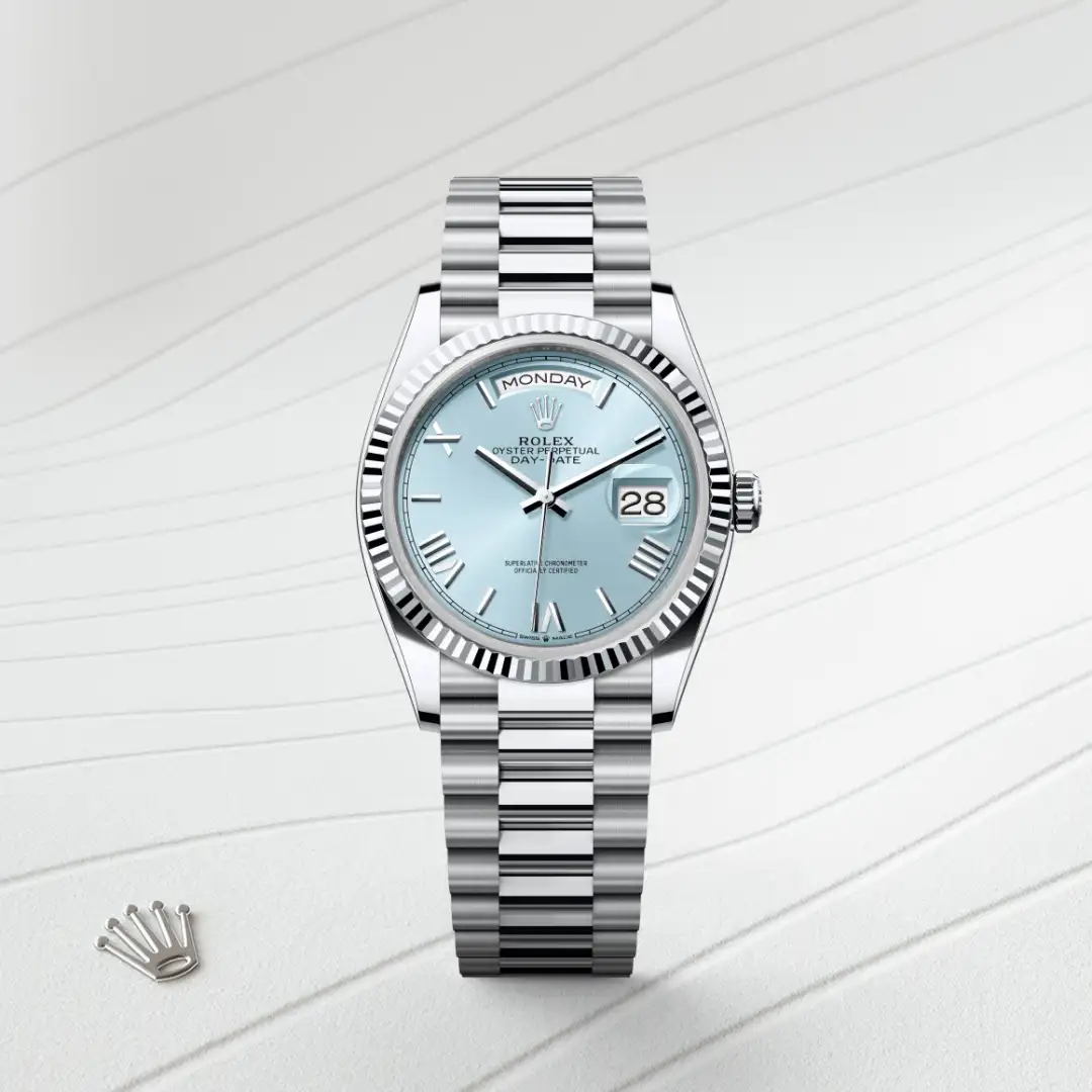 Rolex Day-Date 36腕錶鉑金款,M128236-0018 - 永新鐘錶