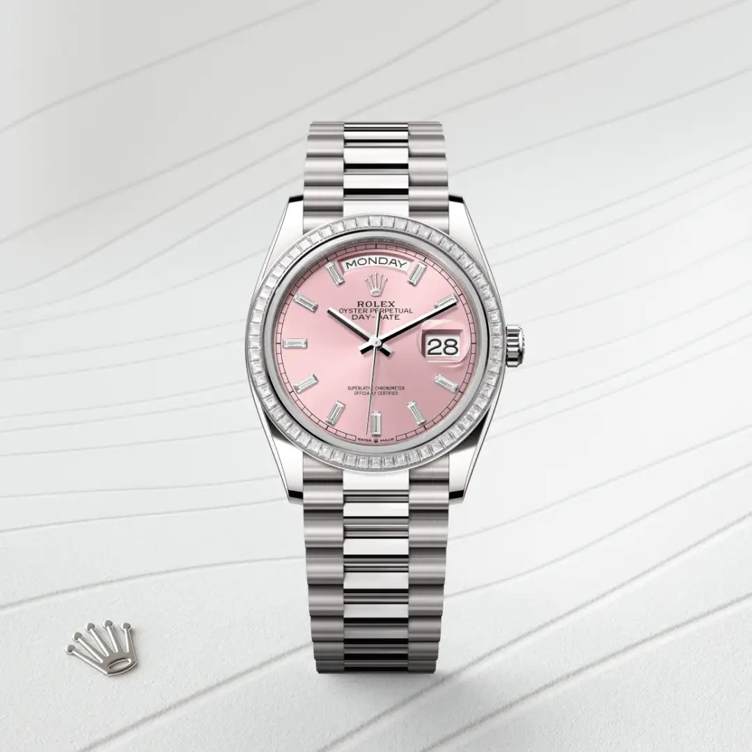 Rolex Day-Date 36腕錶18K白色黃金款,M128399TBR-0029 - 永新鐘錶