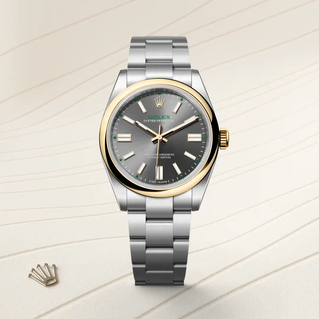 Rolex Oyster Perpetual 41腕錶黃金鋼(蠔式鋼與黃金的組合)款,M134303-0001 - 永新鐘錶