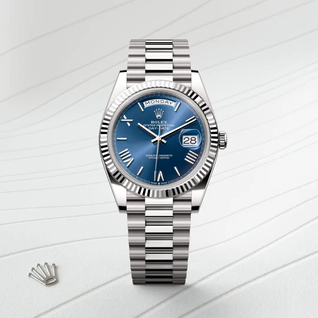 Rolex Day-Date 40腕錶18K白色黃金款,M228239-0007 - 永新鐘錶