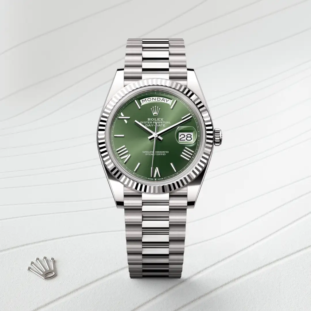 Rolex Day-Date 40腕錶18K白色黃金款,M228239-0033 - 永新鐘錶