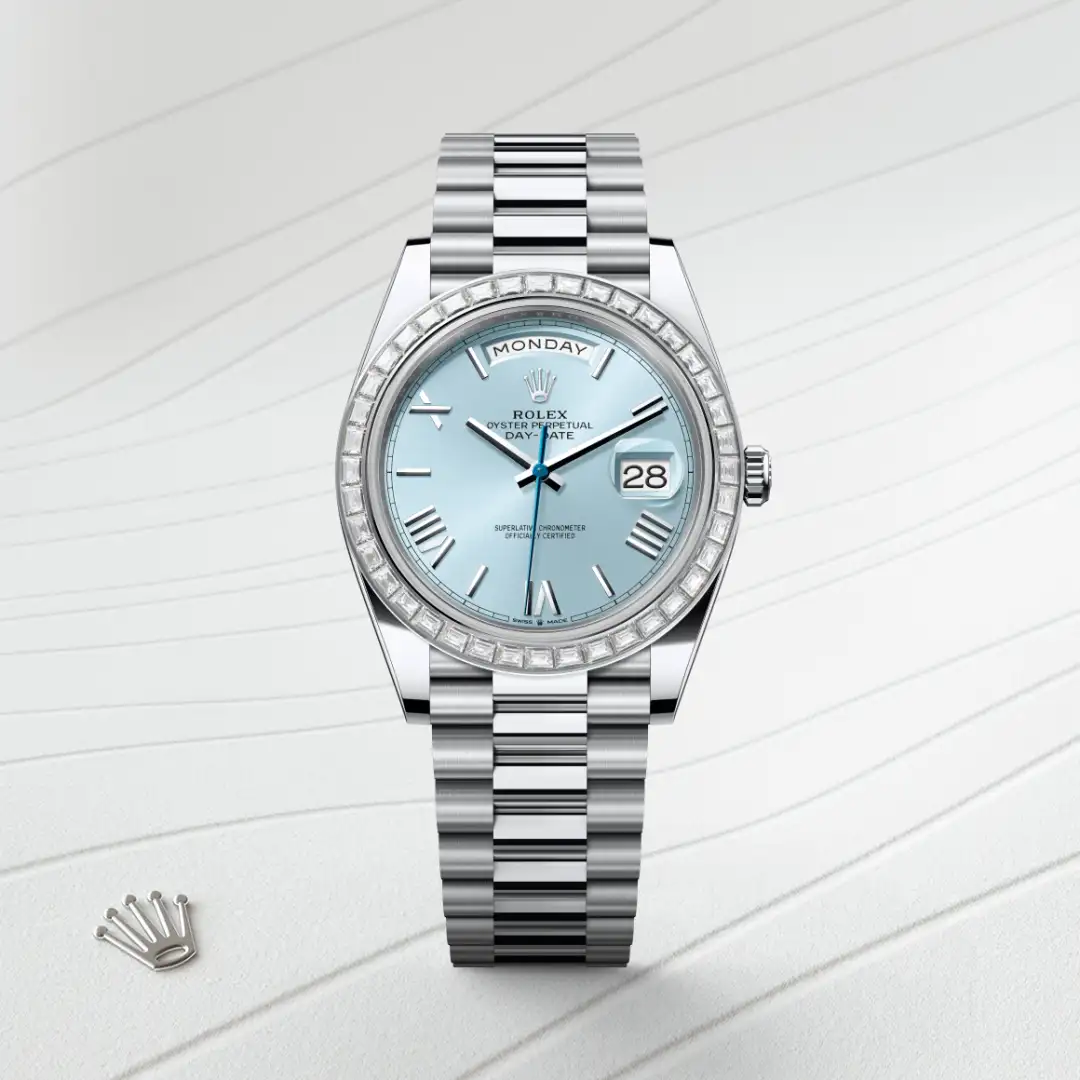 Rolex Day-Date 40腕錶鉑金款，M228396TBR-0030 - 永新鐘錶