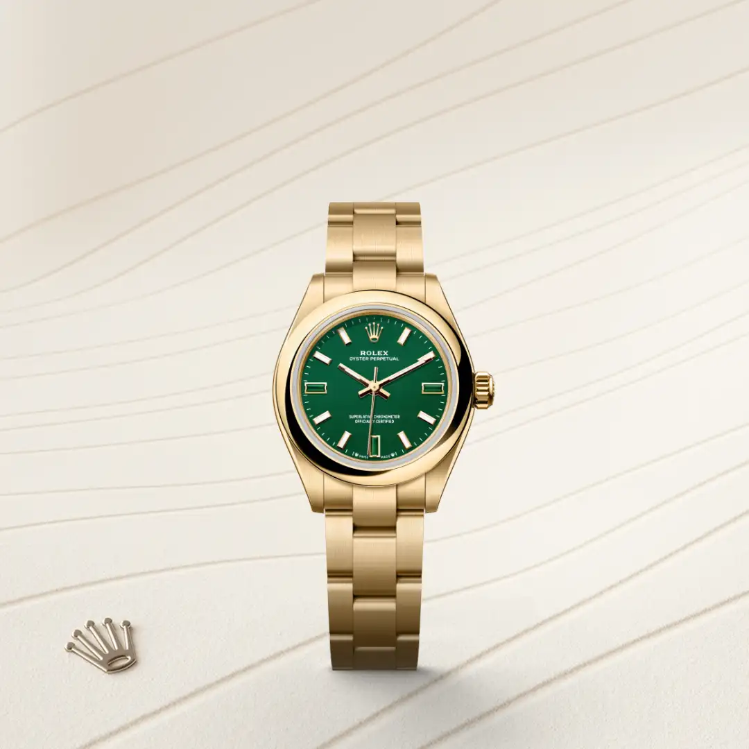 Rolex Oyster Perpetual 28腕錶18K黃金款,M276208-0002 - 永新鐘錶