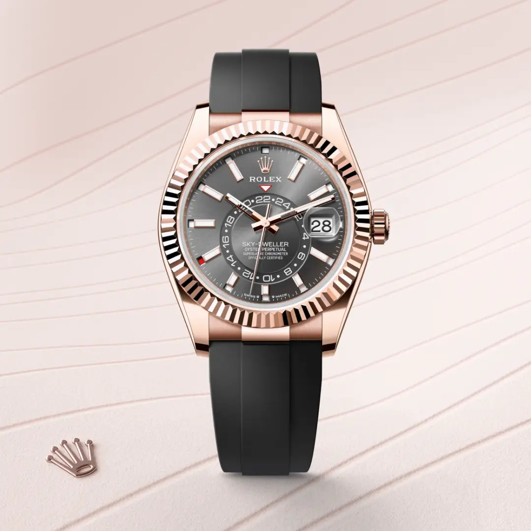 Rolex Sky-Dweller腕錶18K永恒玫瑰金款,M336235-0004 - 永新鐘錶