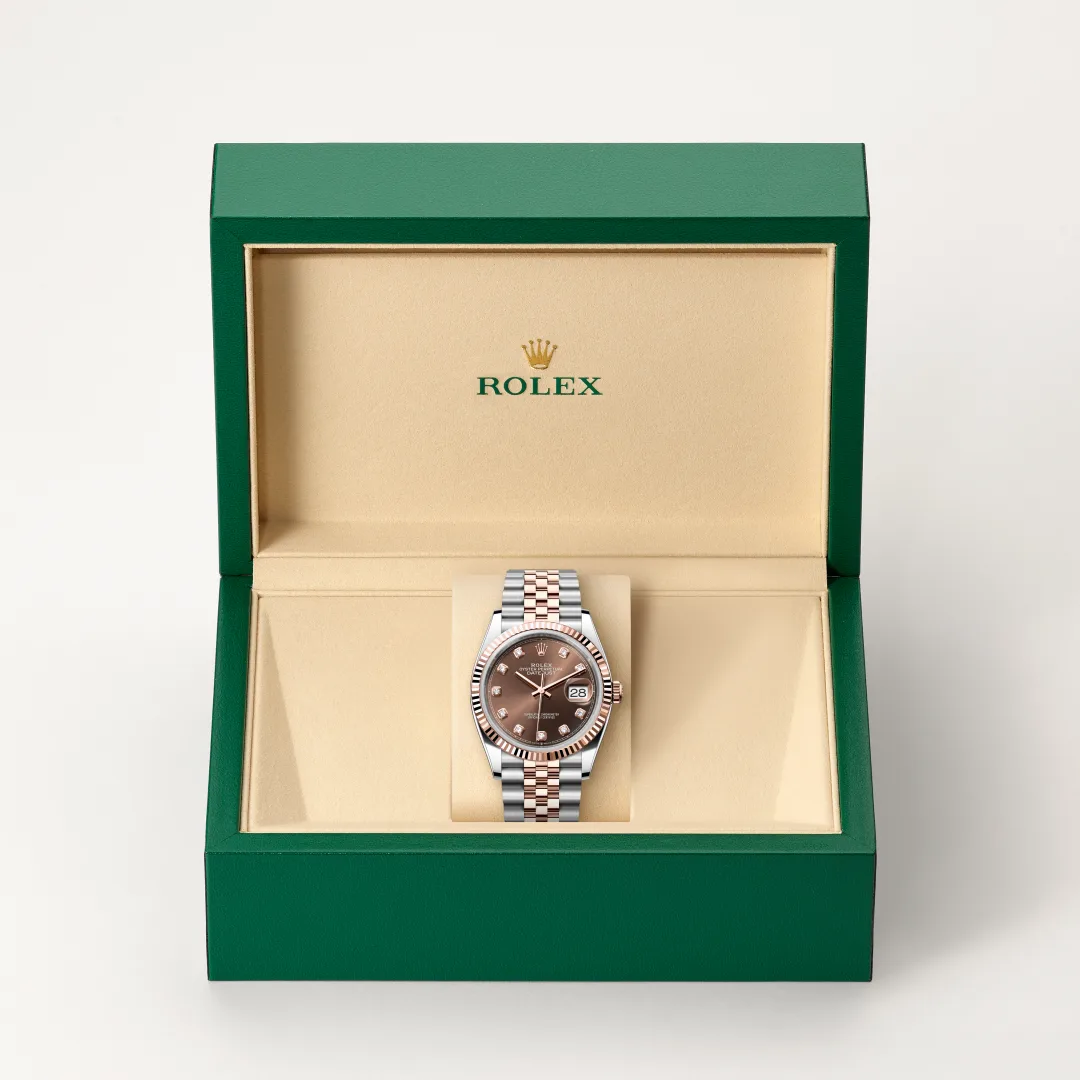 Rolex Datejust 36腕錶永恒玫瑰金鋼(蠔式鋼與永恒玫瑰金的組合)款,M126231-0053 - 永新鐘錶