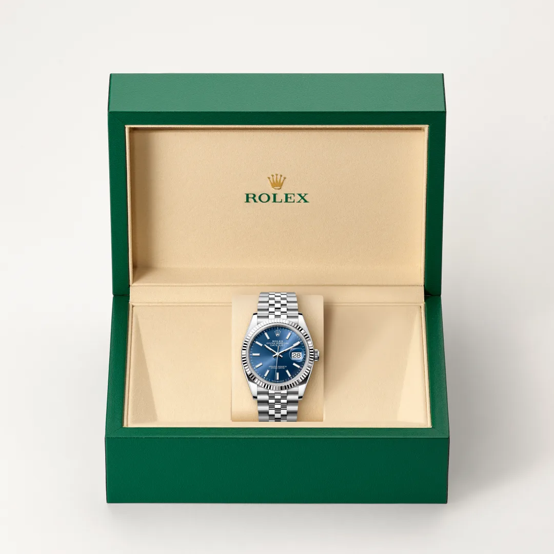 Rolex Datejust 36腕錶白色黃金鋼(蠔式鋼與白色黃金的組合)款,M126234-0017 - 永新鐘錶