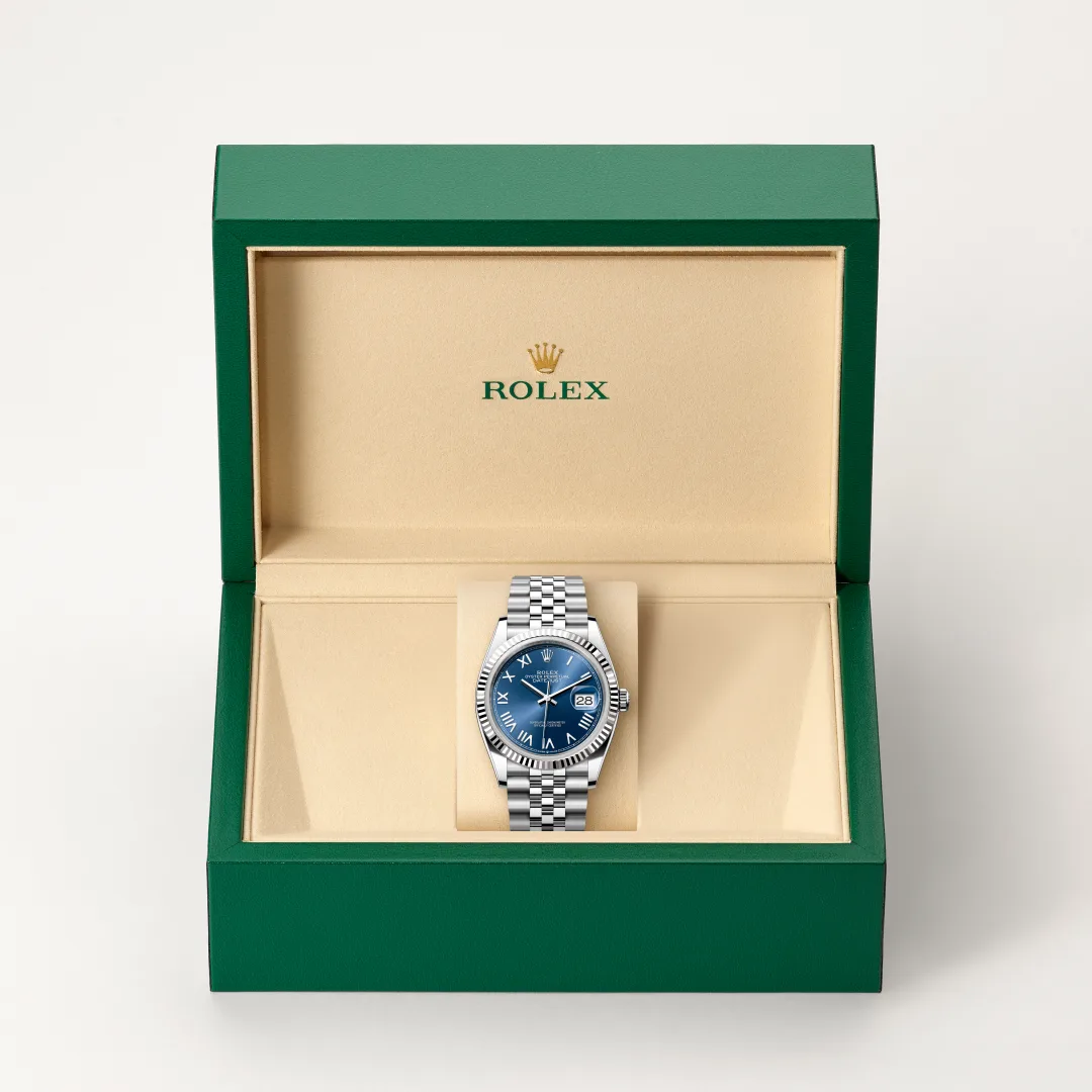 Rolex Datejust 36腕錶白色黃金鋼(蠔式鋼與白色黃金的組合)款,M126234-0069 - 永新鐘錶