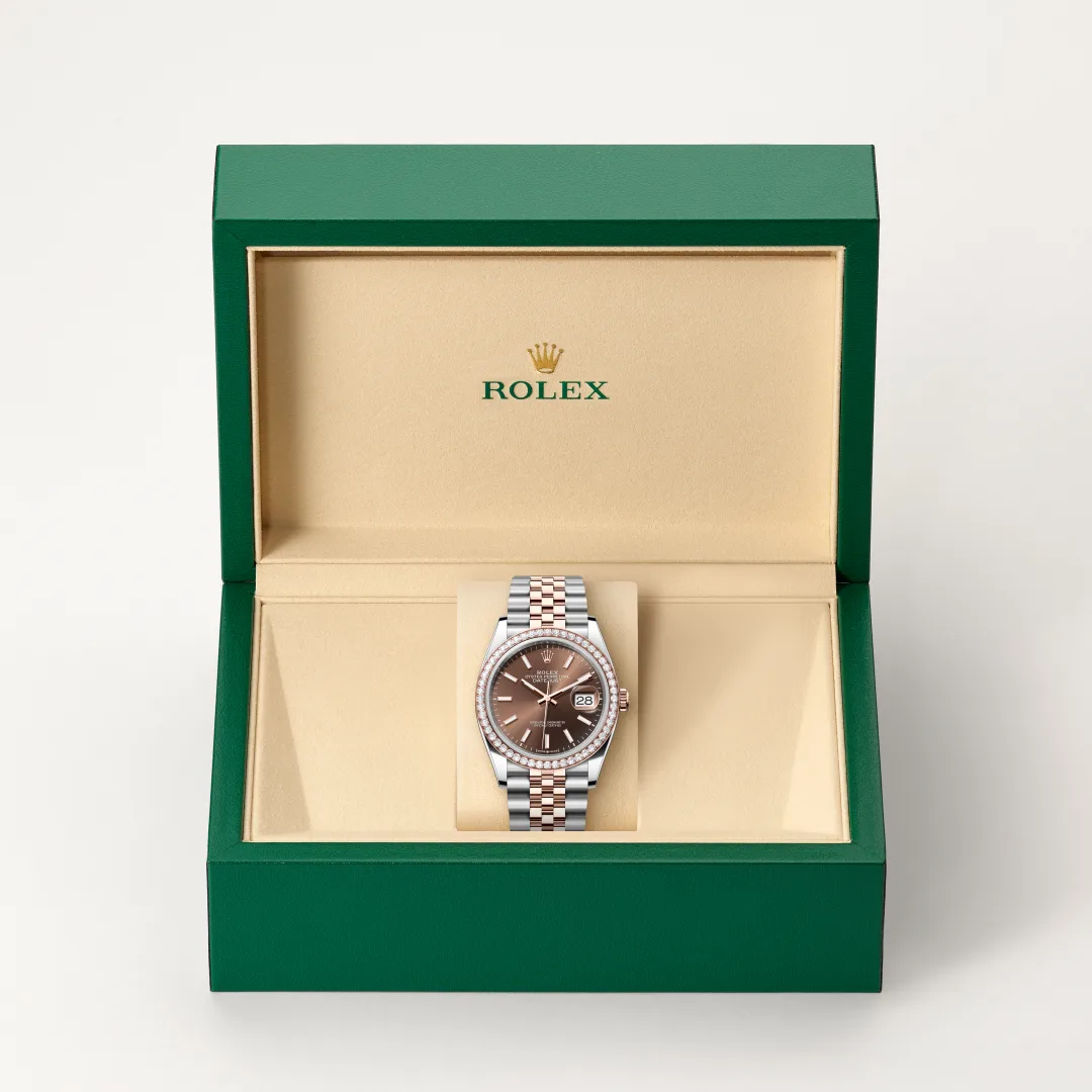 Rolex Datejust 36腕錶永恒玫瑰金鋼(蠔式鋼與永恒玫瑰金的組合)款,M126281RBR-0031 - 永新鐘錶