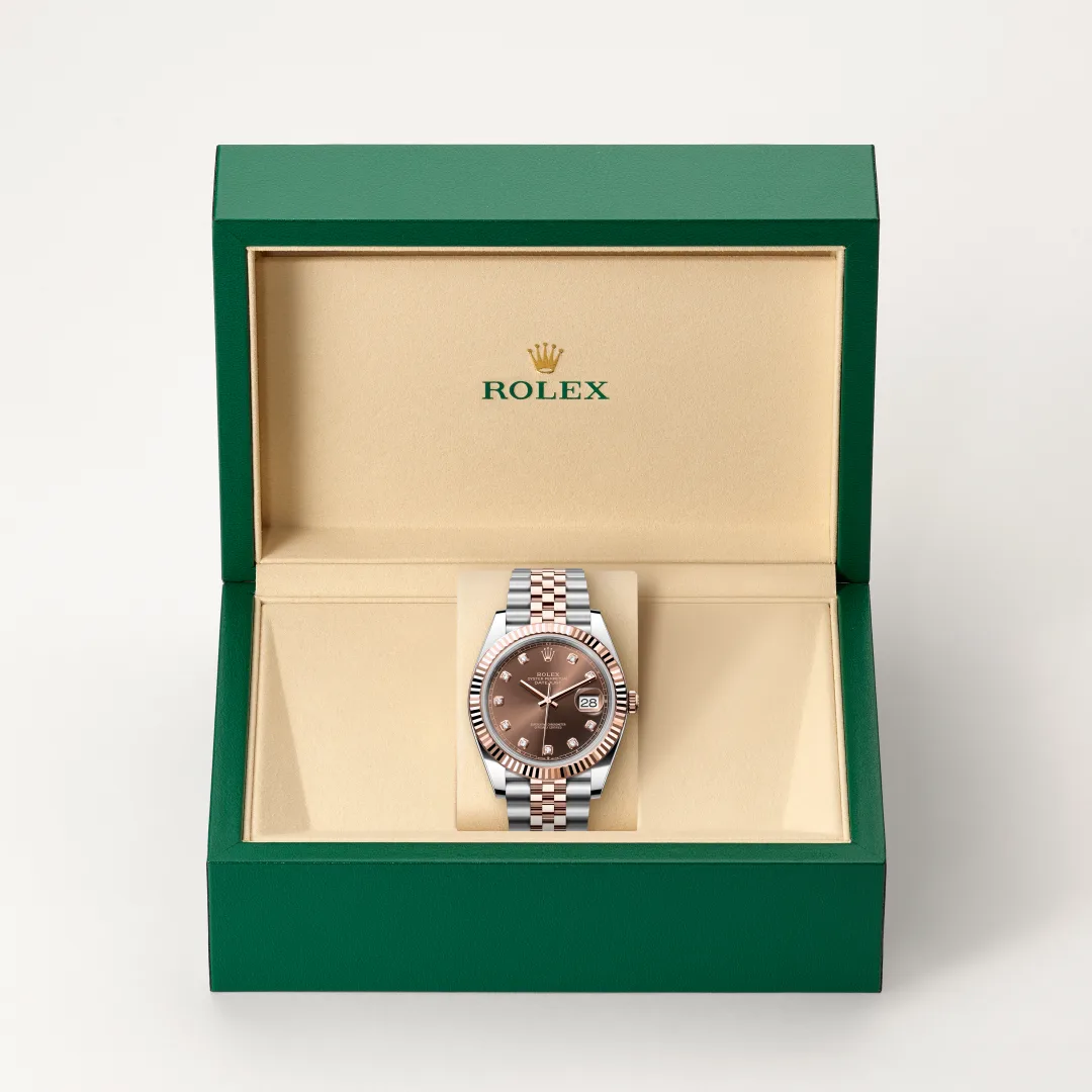 Rolex Datejust 41腕錶永恒玫瑰金鋼(蠔式鋼與永恒玫瑰金的組合)款,M126331-0004 - 永新鐘錶