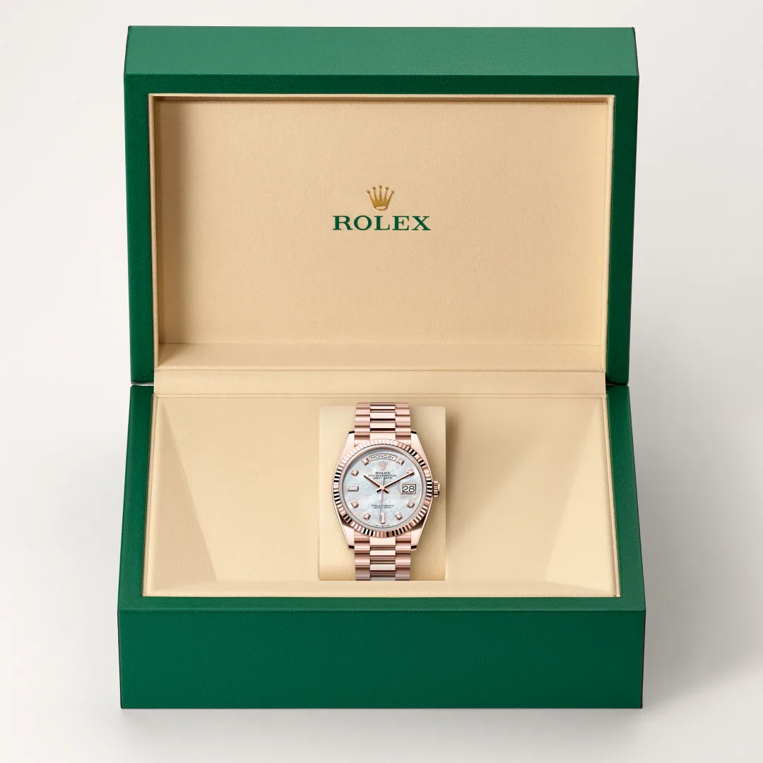 Rolex Day-Date 36腕錶18K永恒玫瑰金款,M128235-0029 - 永新鐘錶