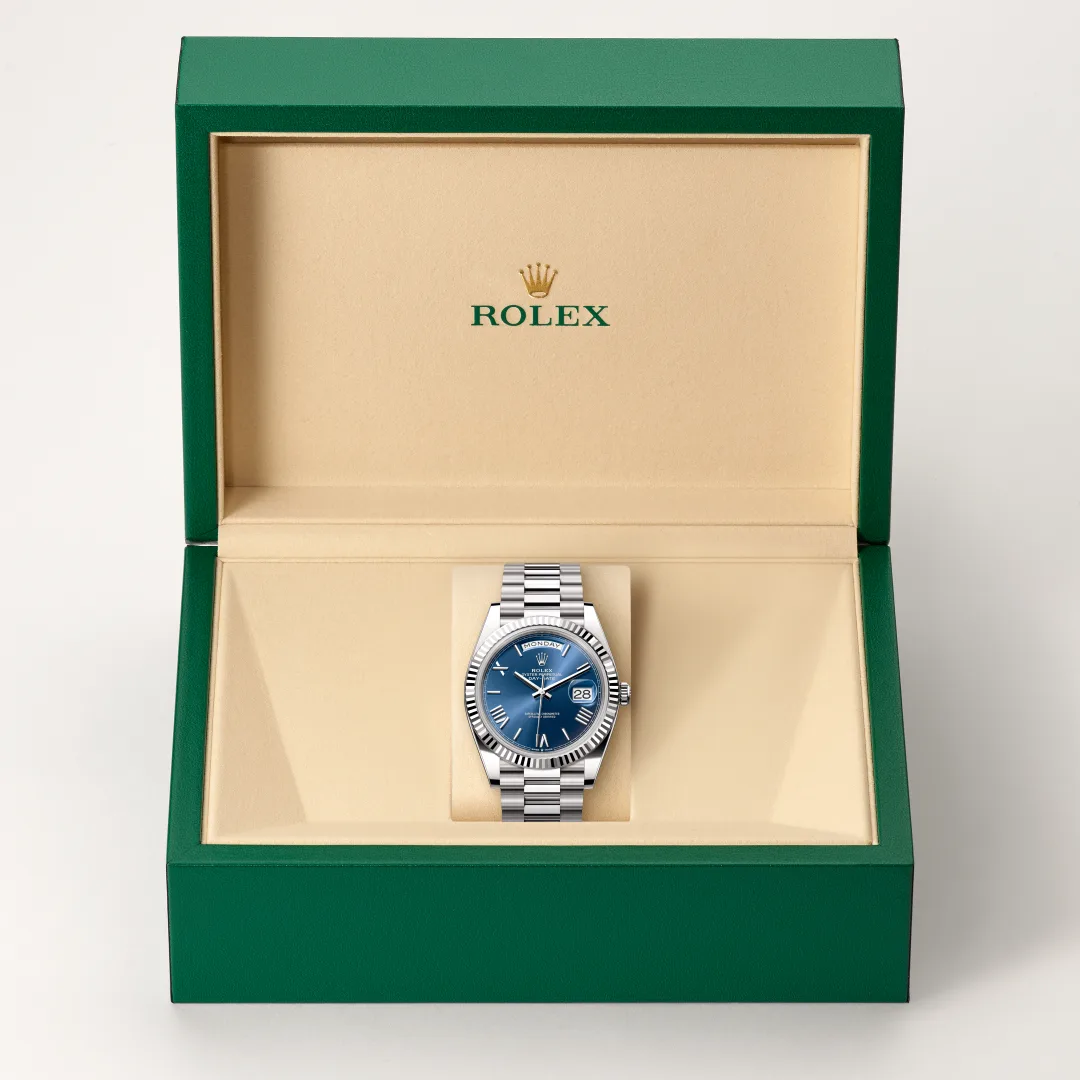 Rolex Day-Date 40腕錶18K白色黃金款,M228239-0007 - 永新鐘錶