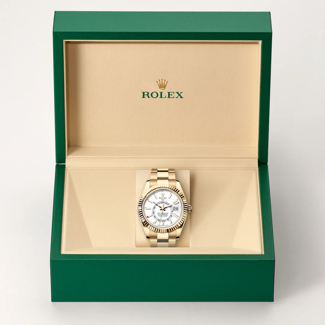 Rolex Sky-Dweller腕錶18K黃金款，M336938-0003 - 永新鐘錶