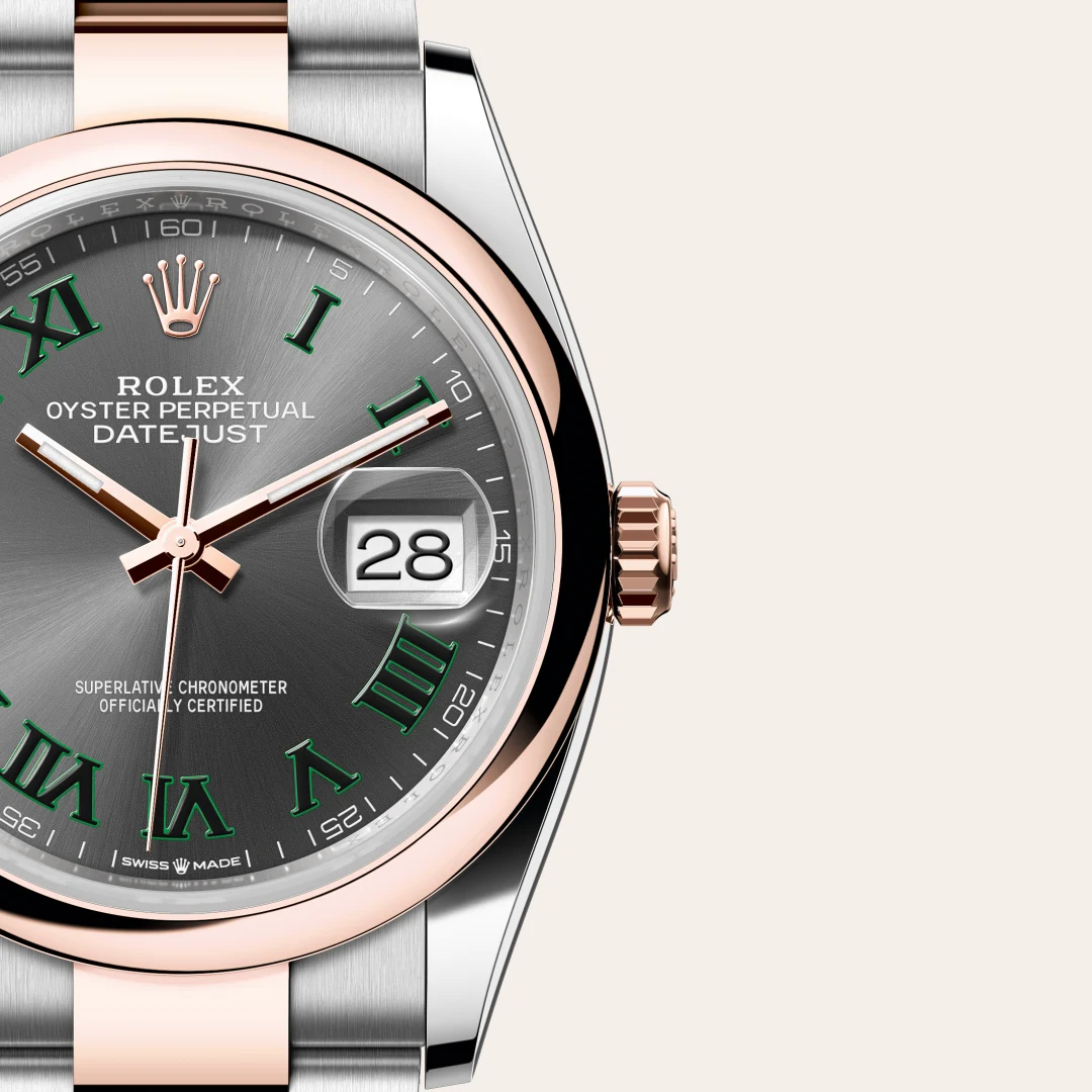Rolex Datejust 36腕錶永恒玫瑰金鋼(蠔式鋼與永恒玫瑰金的組合)款,M126201-0030 - 永新鐘錶