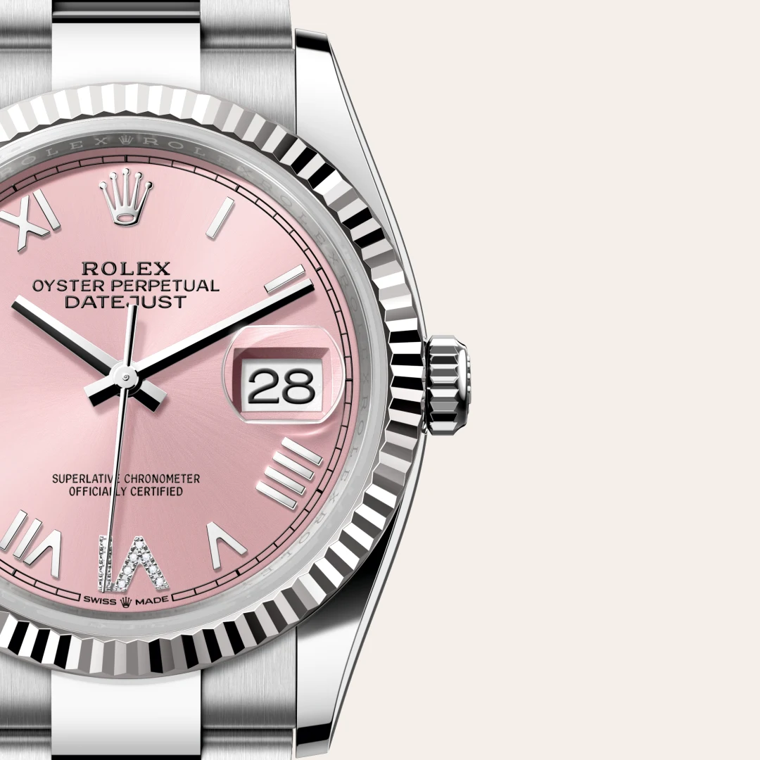 Rolex Datejust 36腕錶白色黃金鋼(蠔式鋼與白色黃金的組合)款,M126234-0066 - 永新鐘錶