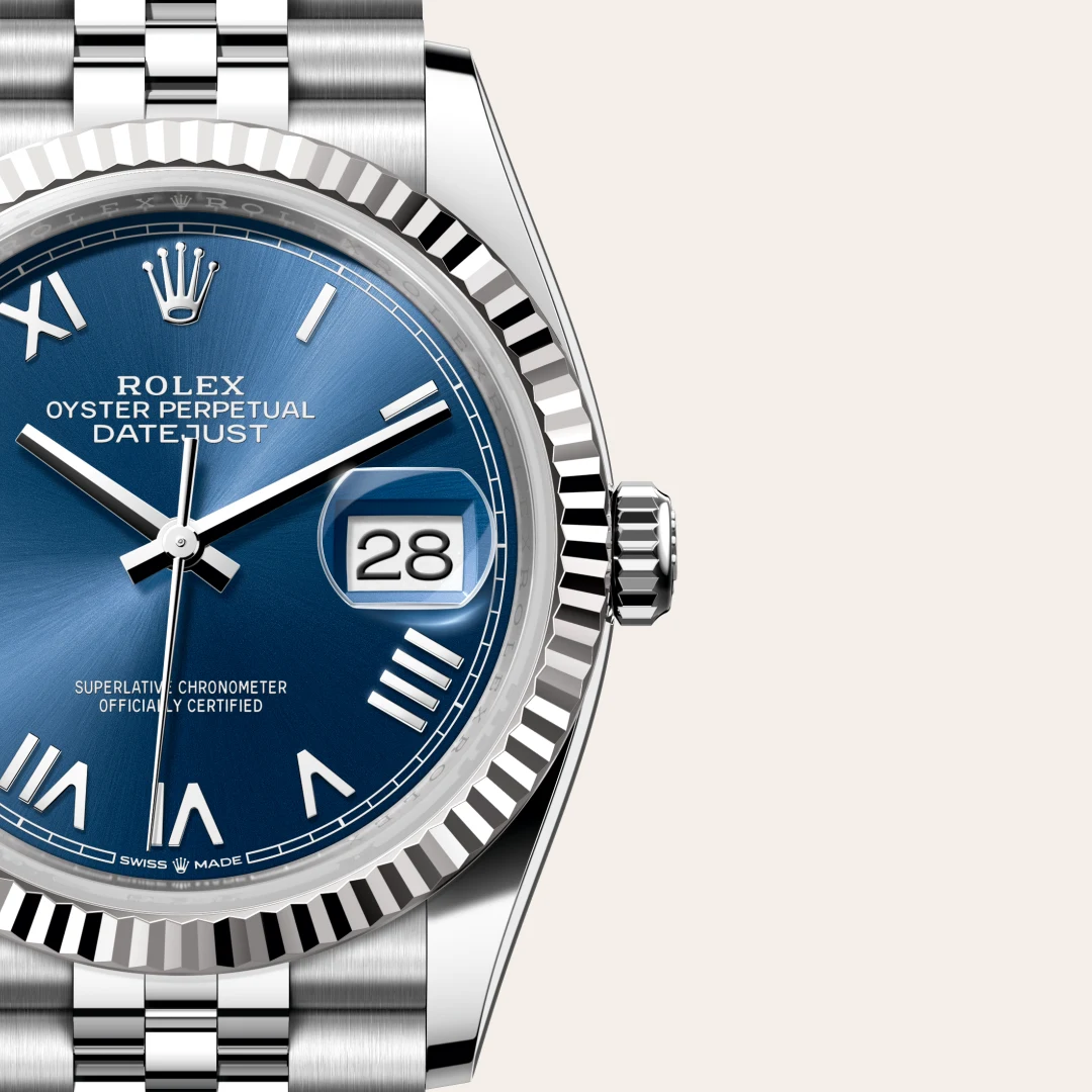 Rolex Datejust 36腕錶白色黃金鋼(蠔式鋼與白色黃金的組合)款,M126234-0069 - 永新鐘錶