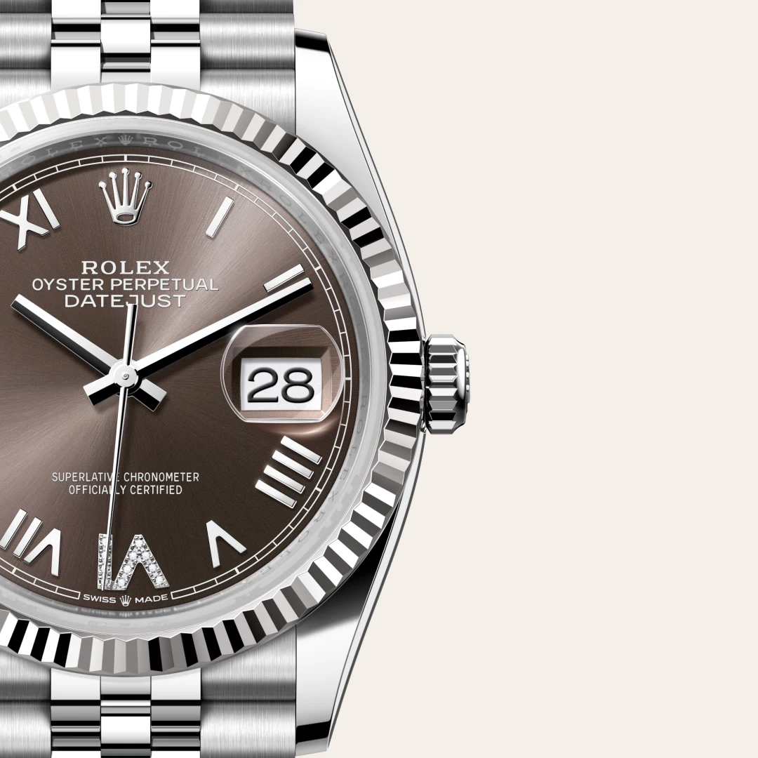 Rolex Datejust 36腕錶白色黃金鋼(蠔式鋼與白色黃金的組合)款,M126234-0071 - 永新鐘錶