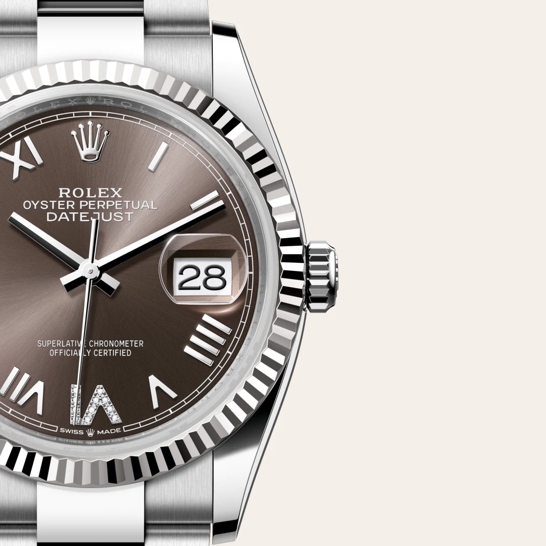 Rolex Datejust 36腕錶白色黃金鋼(蠔式鋼與白色黃金的組合)款,M126234-0072 - 永新鐘錶