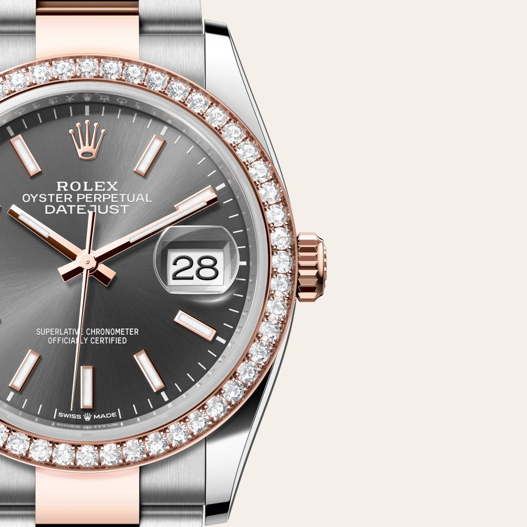 Rolex Datejust 36腕錶永恒玫瑰金鋼(蠔式鋼與永恒玫瑰金的組合)款,M126281RBR-0002 - 永新鐘錶