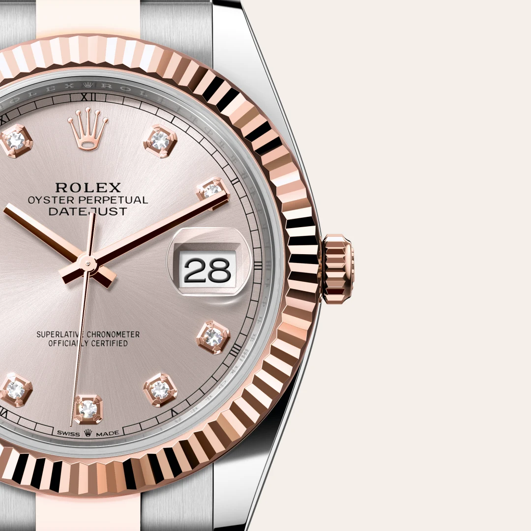 Rolex Datejust 41腕錶永恒玫瑰金鋼(蠔式鋼與永恒玫瑰金的組合)款,M126331-0007 - 永新鐘錶
