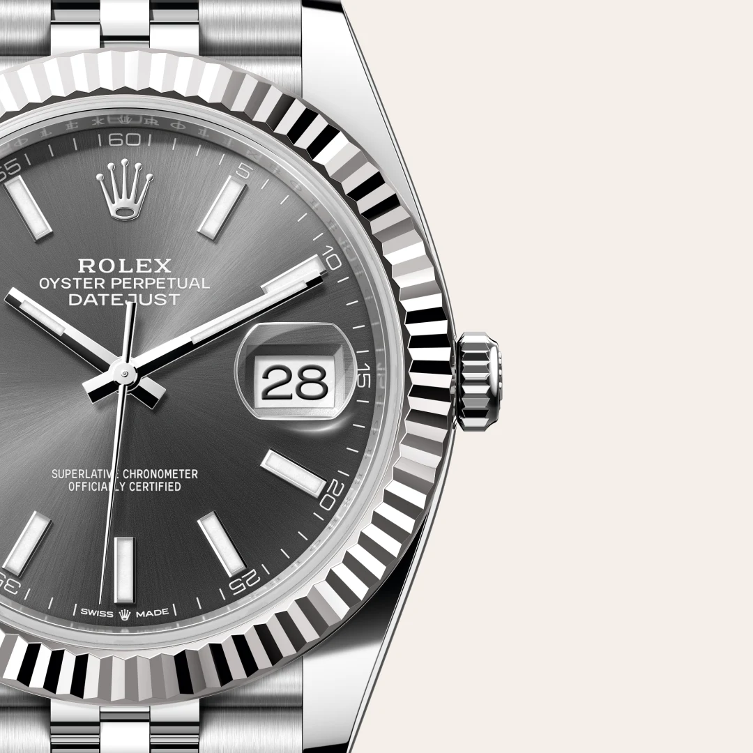 Rolex Datejust 41腕錶白色黃金鋼(蠔式鋼與白色黃金的組合)款,M126334-0014 - 永新鐘錶