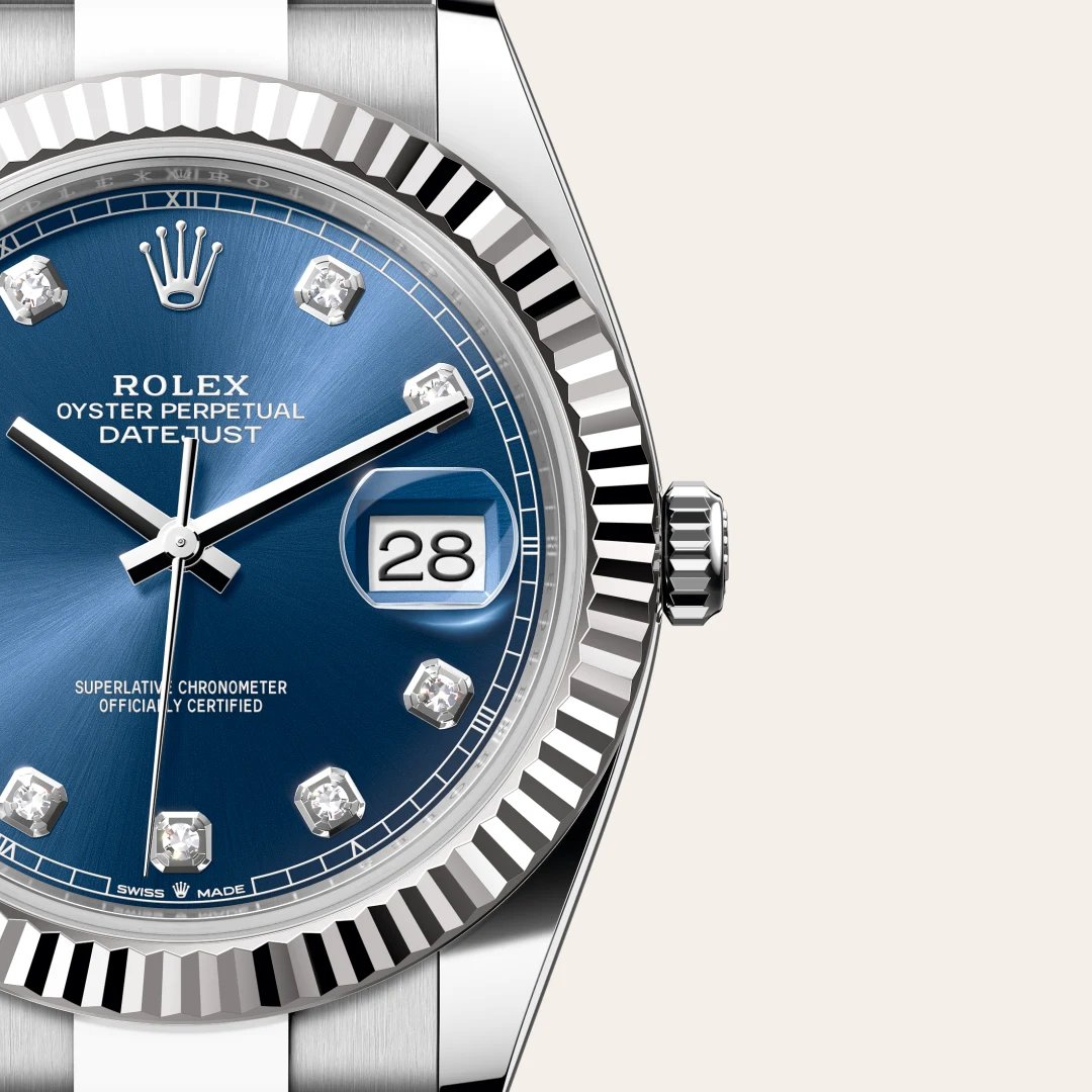 Rolex Datejust 41腕錶白色黃金鋼(蠔式鋼與白色黃金的組合)款,M126334-0015 - 永新鐘錶