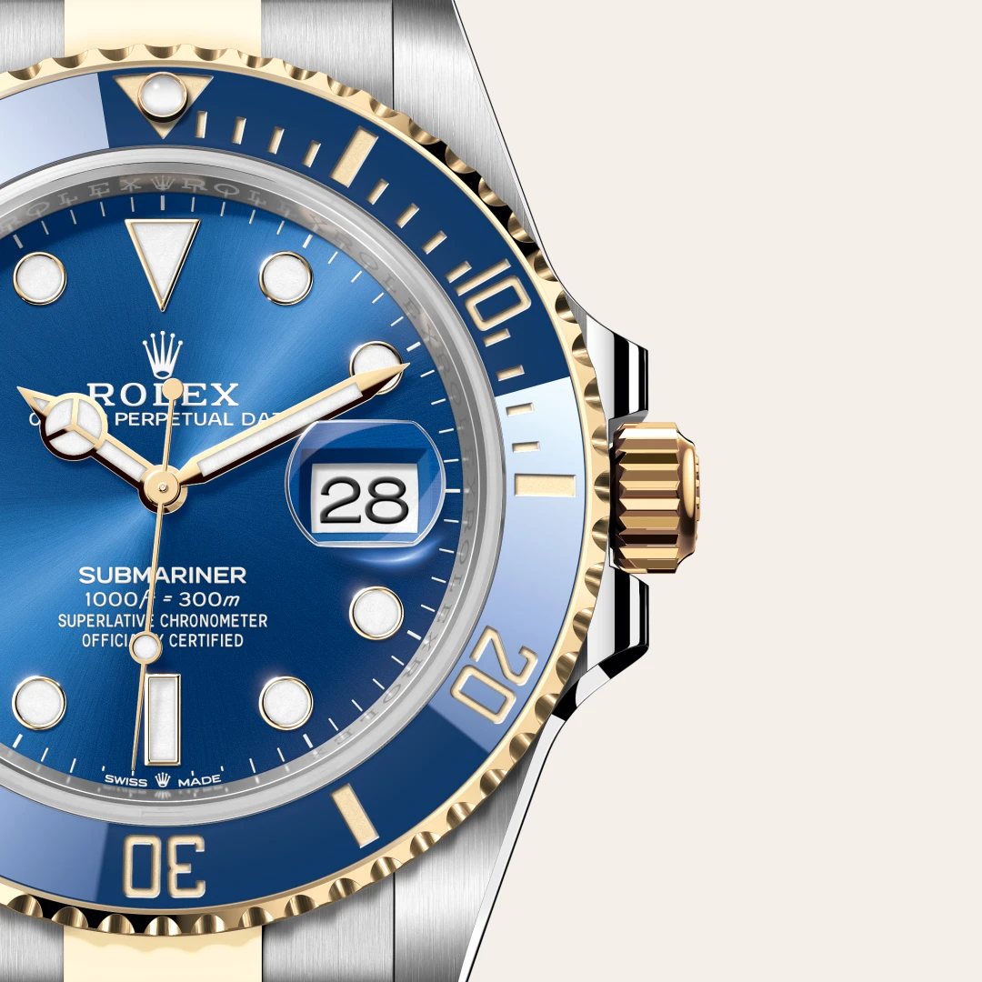 Rolex Submariner Date腕錶黃金鋼(蠔式鋼與黃金的組合)款,M126613LB-0002 - 永新鐘錶
