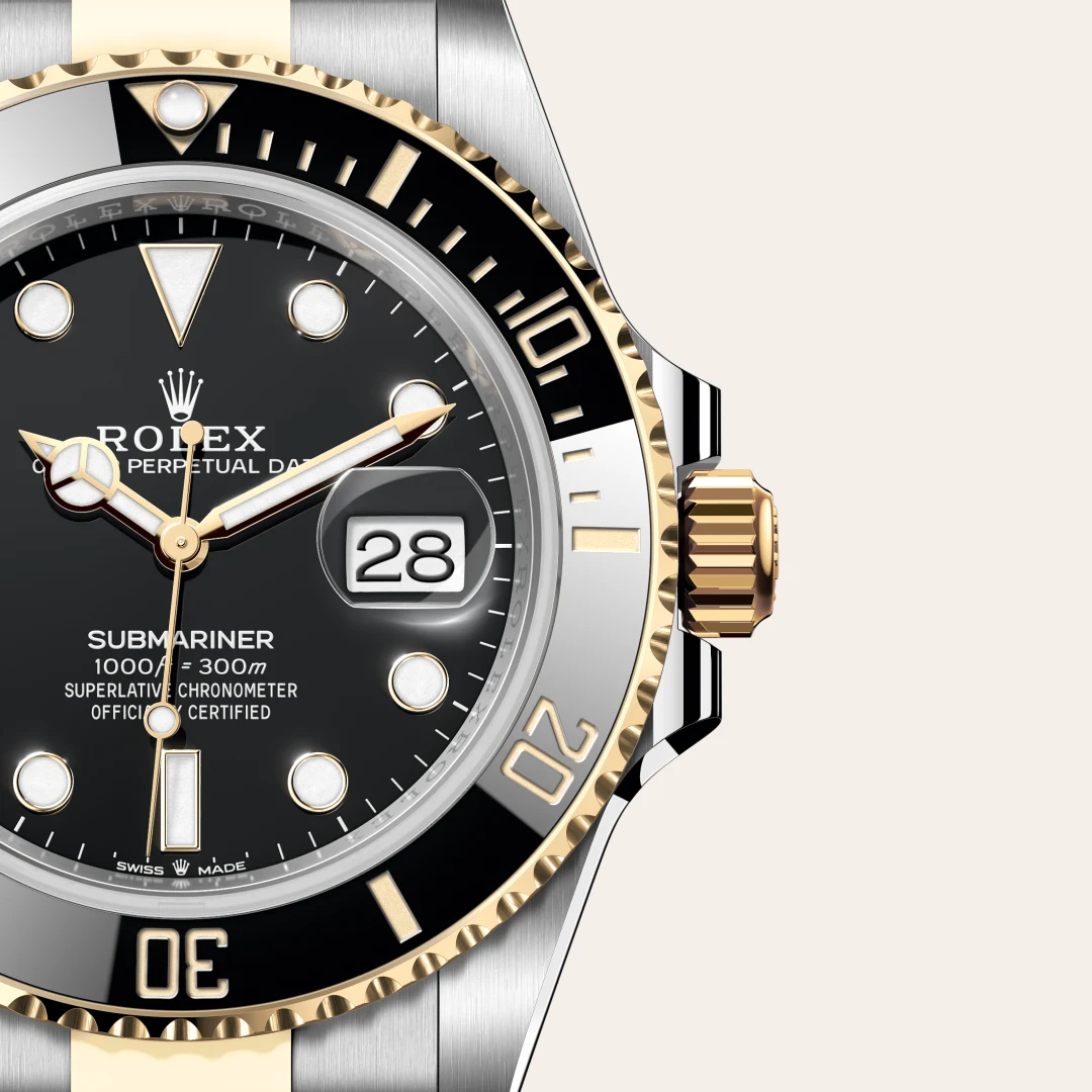 Rolex Submariner Date腕錶黃金鋼(蠔式鋼與黃金的組合)款,M126613LN-0002 - 永新鐘錶