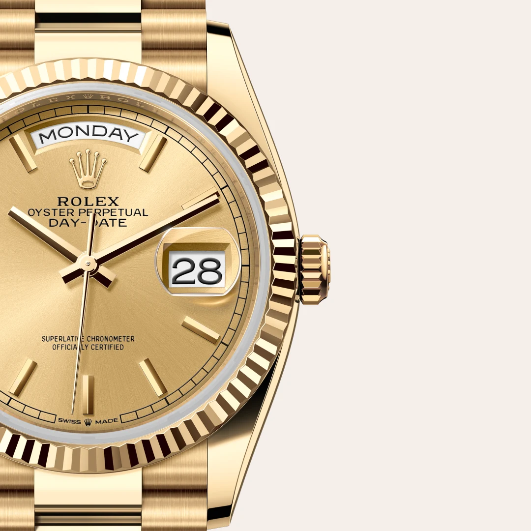 Rolex Day-Date 36腕錶18K黃金款，M128238-0045 - 永新鐘錶