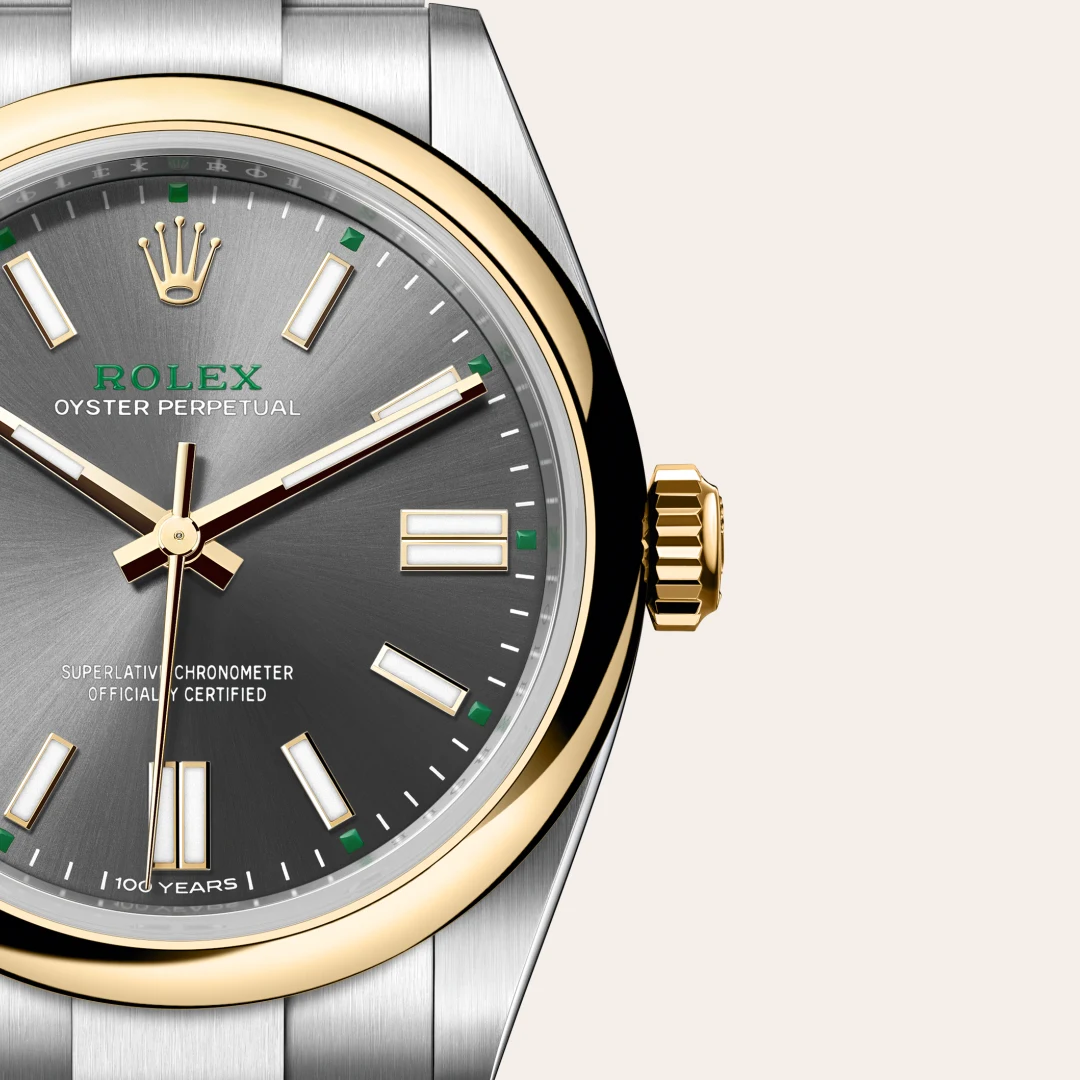 Rolex Oyster Perpetual 41腕錶黃金鋼(蠔式鋼與黃金的組合)款,M134303-0001 - 永新鐘錶