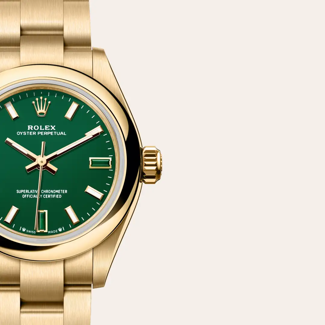 Rolex Oyster Perpetual 28腕錶18K黃金款,M276208-0002 - 永新鐘錶