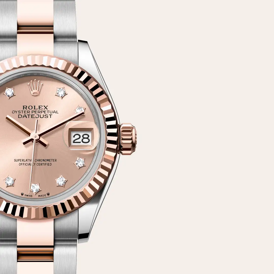 Rolex Lady-Datejust腕錶永恒玫瑰金鋼(蠔式鋼與永恒玫瑰金的組合)款,M279171-0028 - 永新鐘錶