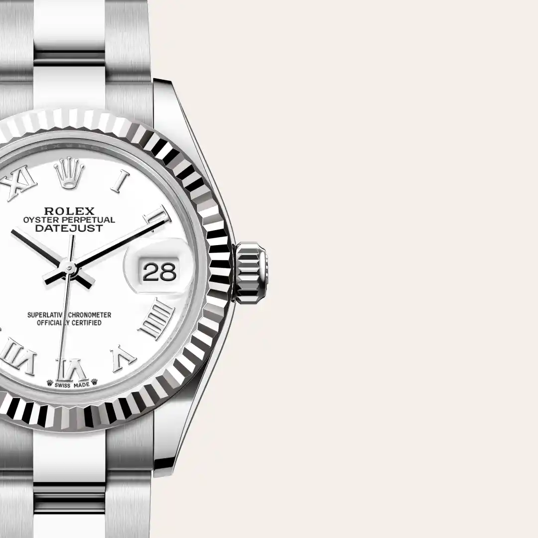 Rolex Lady-Datejust腕錶白色黃金鋼(蠔式鋼與白色黃金的組合)款,M279174-0020 - 永新鐘錶