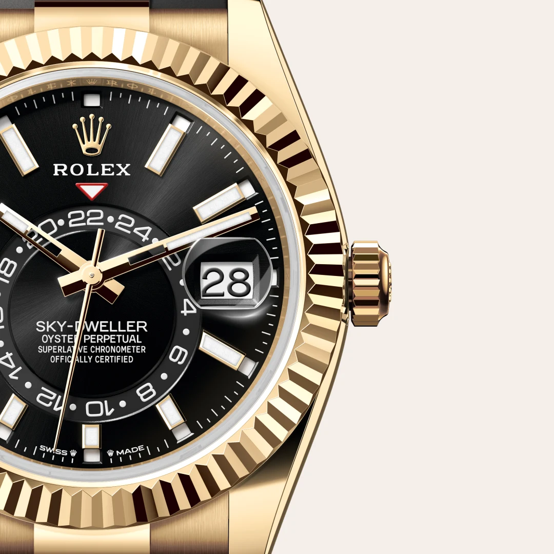 Rolex Sky-Dweller腕錶18K黃金款，M336238-0002 - 永新鐘錶