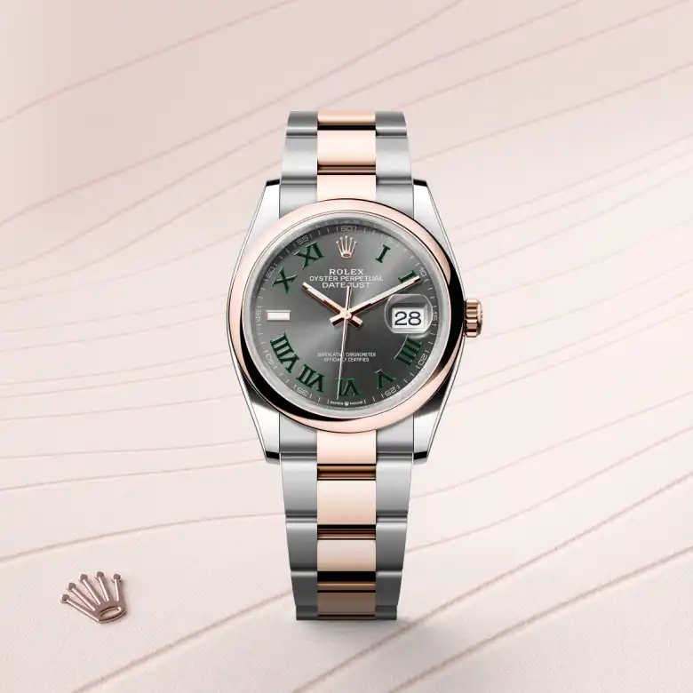 Rolex Datejust 36腕錶永恒玫瑰金鋼(蠔式鋼與永恒玫瑰金的組合)款,M126201-0030 - 永新鐘錶