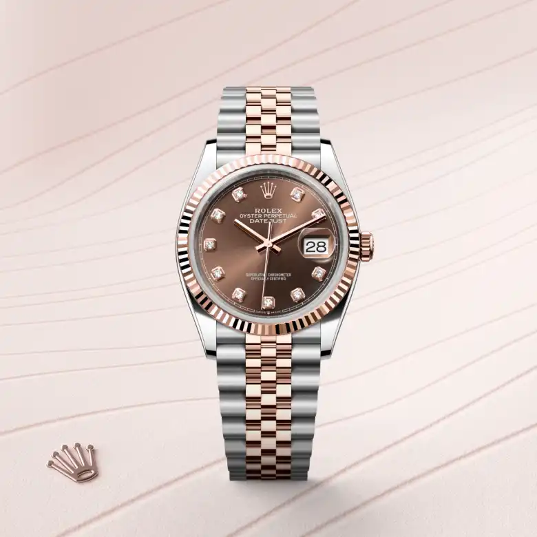 Rolex Datejust 36腕錶永恒玫瑰金鋼(蠔式鋼與永恒玫瑰金的組合)款,M126231-0053 - 永新鐘錶