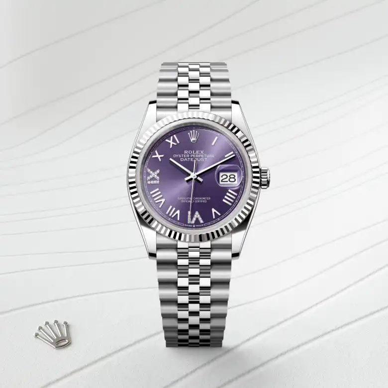 Rolex Datejust 36腕錶白色黃金鋼(蠔式鋼與白色黃金的組合)款,M126234-0063 - 永新鐘錶