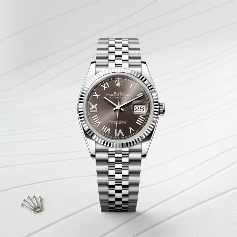 Rolex Datejust 36腕錶白色黃金鋼(蠔式鋼與白色黃金的組合)款,M126234-0071 - 永新鐘錶