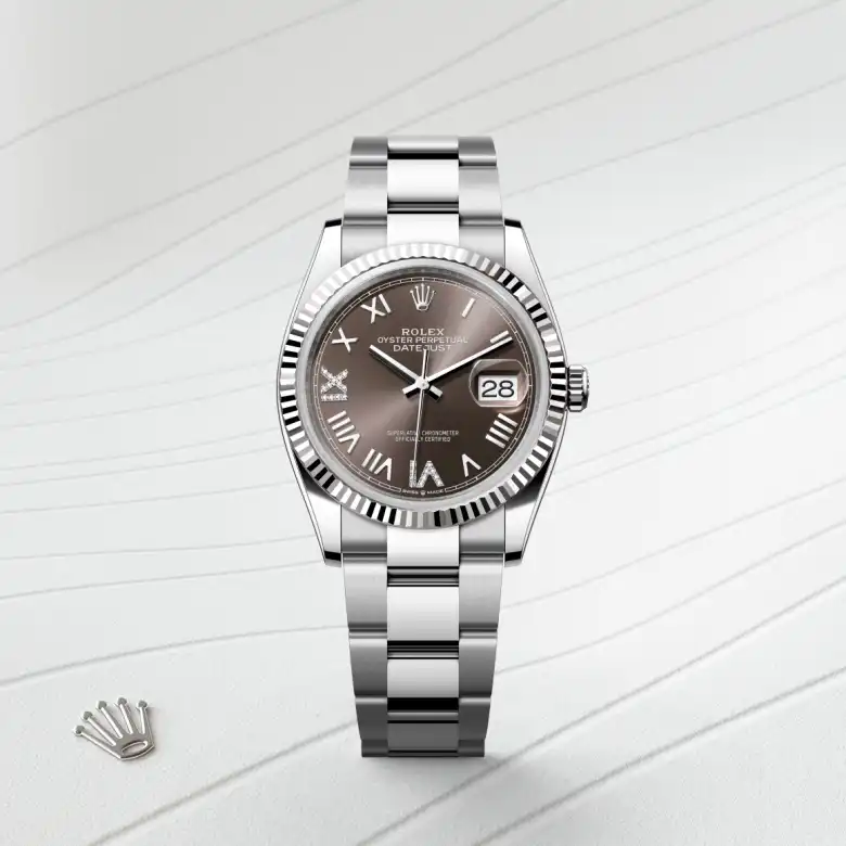 Rolex Datejust 36腕錶白色黃金鋼(蠔式鋼與白色黃金的組合)款,M126234-0072 - 永新鐘錶