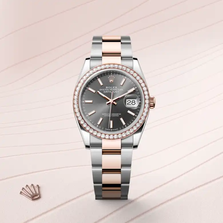 Rolex Datejust 36腕錶永恒玫瑰金鋼(蠔式鋼與永恒玫瑰金的組合)款,M126281RBR-0002 - 永新鐘錶