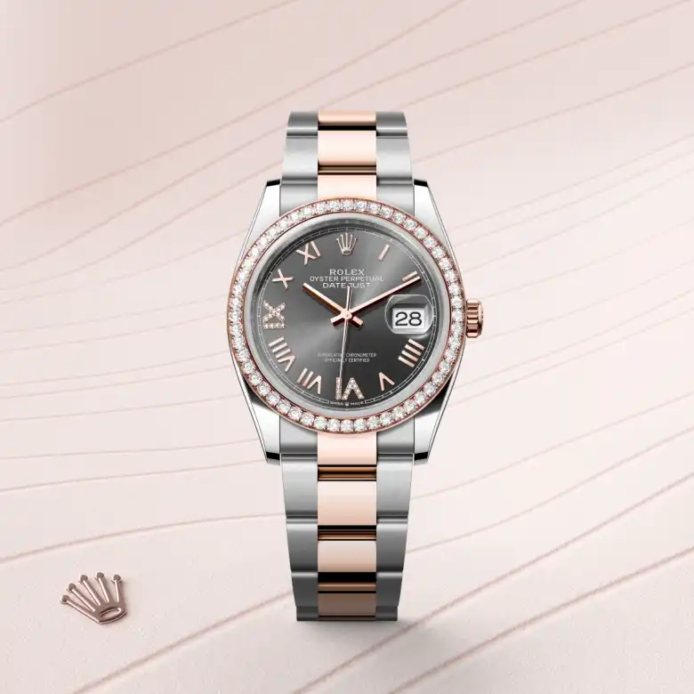 Rolex Datejust 36腕錶永恒玫瑰金鋼(蠔式鋼與永恒玫瑰金的組合)款,M126281RBR-0036 - 永新鐘錶