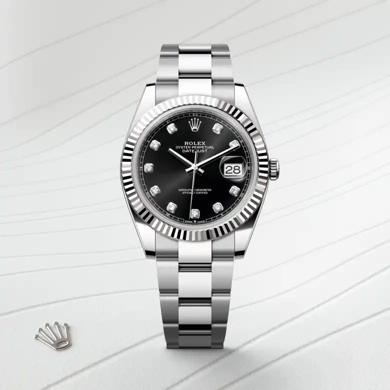 Rolex Datejust 41腕錶白色黃金鋼(蠔式鋼與白色黃金的組合)款,M126334-0011 - 永新鐘錶