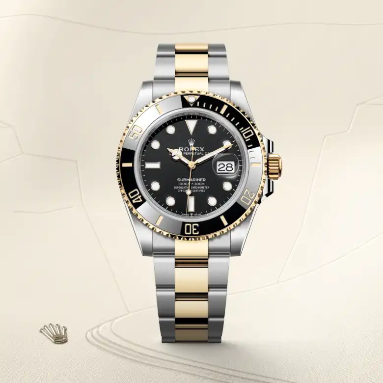 Rolex Submariner Date腕錶黃金鋼(蠔式鋼與黃金的組合)款,M126613LN-0002 - 永新鐘錶