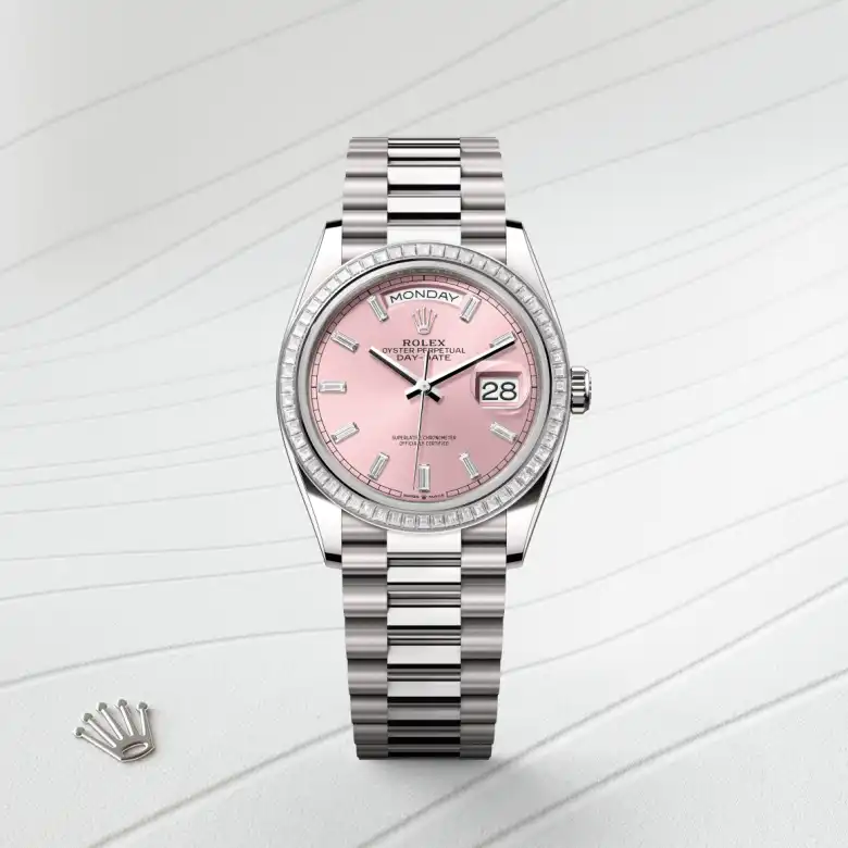 Rolex Day-Date 36腕錶18K白色黃金款,M128399TBR-0029 - 永新鐘錶