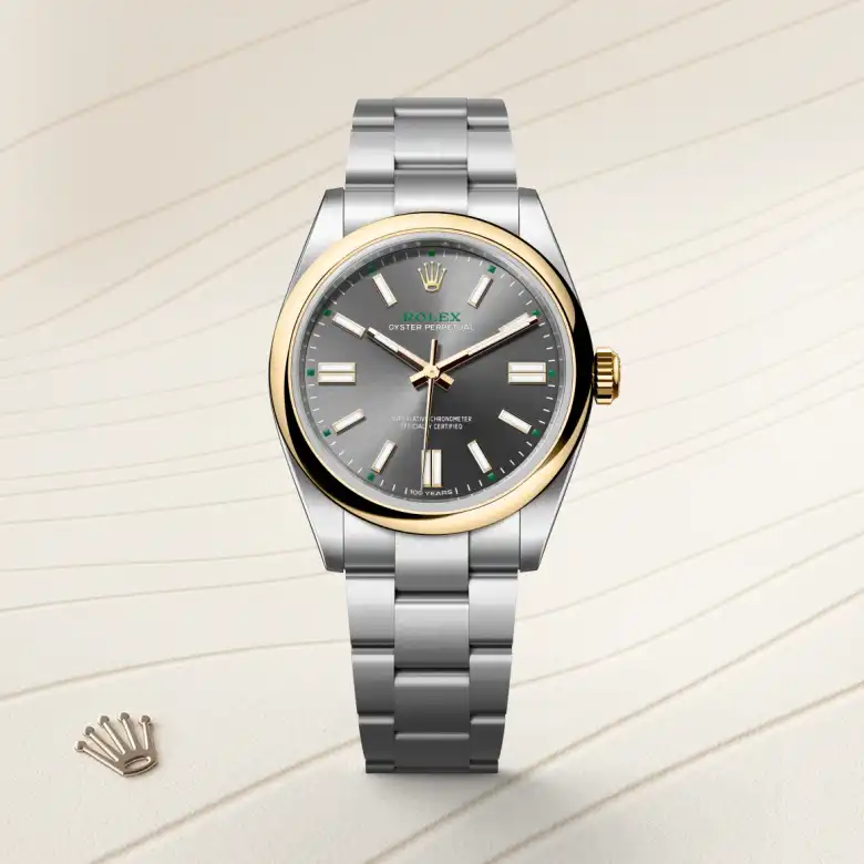 Rolex Oyster Perpetual 41腕錶黃金鋼(蠔式鋼與黃金的組合)款,M134303-0001 - 永新鐘錶