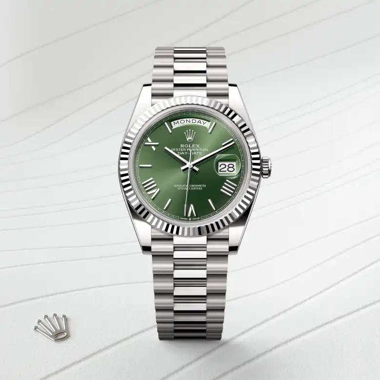 Rolex Day-Date 40腕錶18K白色黃金款,M228239-0033 - 永新鐘錶