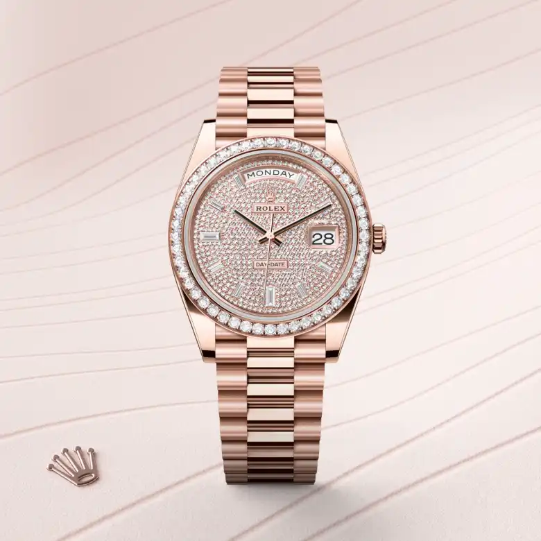 Rolex Day-Date 40腕錶18K永恒玫瑰金款,M228345RBR-0002 - 永新鐘錶
