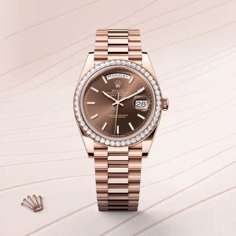 Rolex Day-Date 40腕錶18K永恒玫瑰金款，M228345RBR-0024 - 永新鐘錶